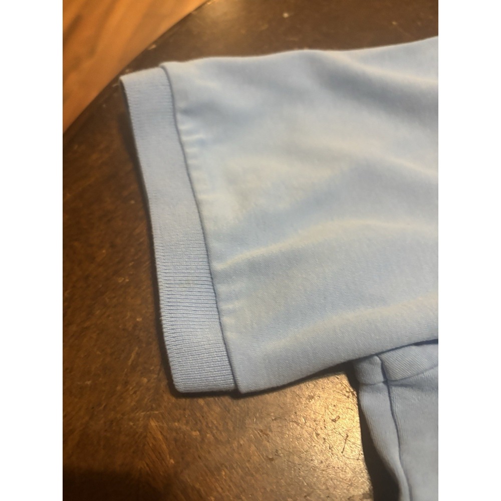 Vintage 90's Polo Ralph Lauren Men's Polo Shirt Blue With Hello Pony XL Retro - Picture 4 of 8